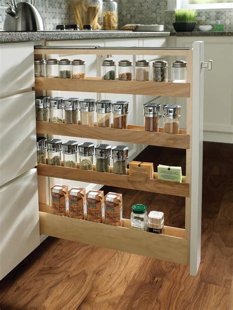 Tier Kitchen Cabinet Basket Seasoning Rack Pull Out Organizer Drawer ...