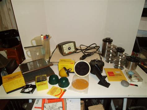 Vintage Darkroom Equipment and Supplies