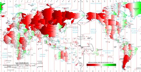 World Clock Map Time Zones