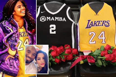 Kobe Bryant’s wife writes ‘no 24 without 2’ in tribute as Lakers played ...