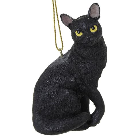 Black Cat Resin (With images) | Personalized christmas ornaments ...