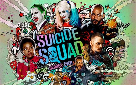 wallpaper suicide squad, harley quinn, deadshot HD : Widescreen : High Definition : Fullscreen