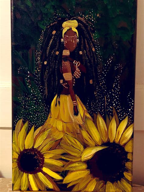 OShun 🌻 | Black love art, Black art painting, African american art