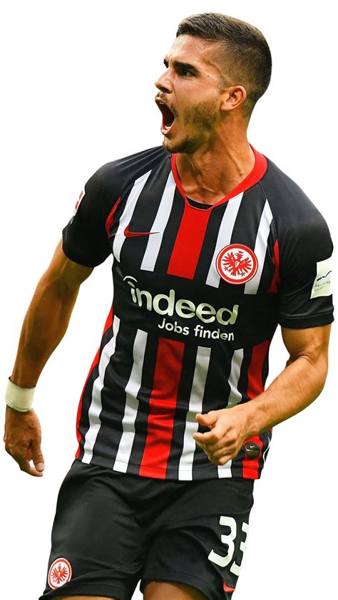 André Silva Eintracht Frankfurt football render - FootyRenders