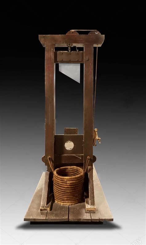 Model of Guillotine used during the French Revolution (1789-1799) | French revolution, History ...