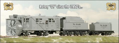 The D&RGW's Rotary Snowplow "OY" circa the 1950's... An enlarged view of what the "OY" Looks ...