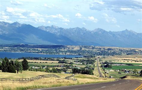 Road To Polson Montana Photograph by Connie Meyer