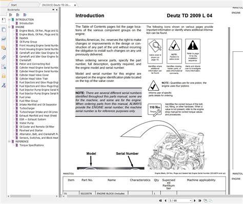 Deutz Diesel Engine New Model Updated Parts Catalogues PDF CD