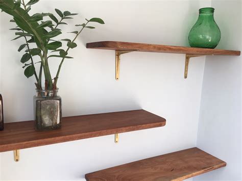 Strong shelf bracket (each) 240x190mm Gold – The Shelving Shop