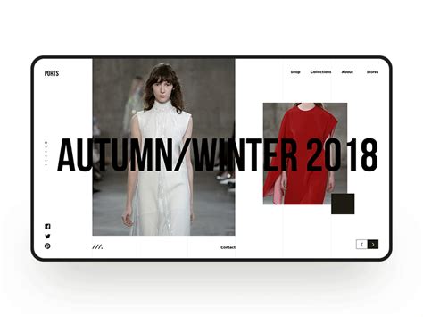 A fashion show Web Design by Masker for UDS on Dribbble