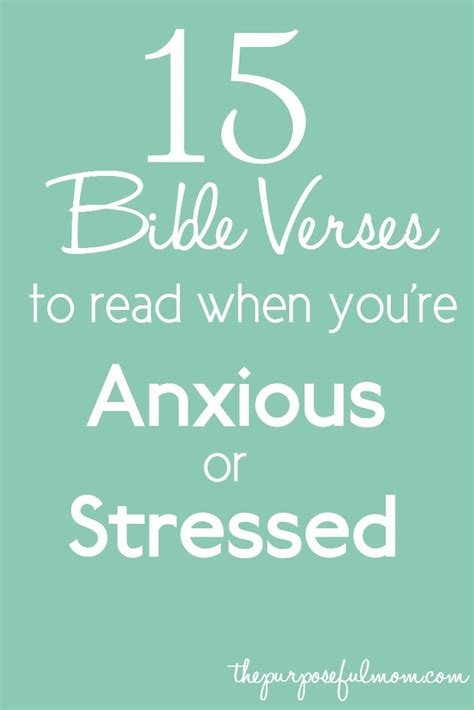 15 Bible Verses To Manage Stress Bible Verses For Anxiety