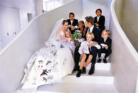 Brad Pitt Wore Salvatore Ferragamo for Wedding to Angelina Jolie