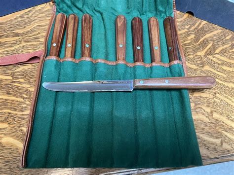 Vintage CASE 254 XX Steak Knives Set of Eight In Original Box And Felt Pockets | eBay