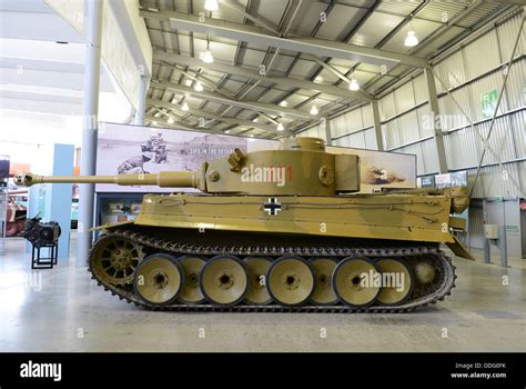 German Tiger tank at Bovington Tank Museum, Dorset, Britain, UK Stock Photo, Royalty Free Image ...