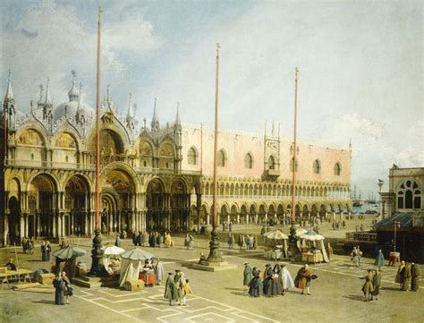 Canaletto - The Piazza San Marco and the Piazzetta, Venice