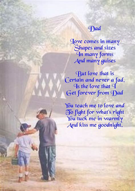 Fathers Day Poems Printable