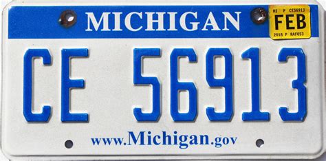 2018 Michigan Truck #CE56913 | Real Old License Plates