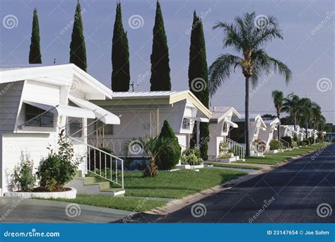 Mobile Home Park Stock Images - Image: 23147654