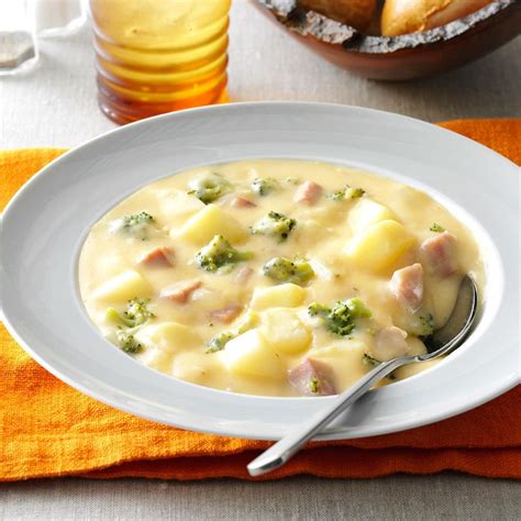 Makeover Cheesy Ham 'N' Potato Soup Recipe: How to Make It