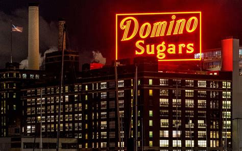 The Domino Sugar Sign Shines Brightly Again - Sign Builder Illustrated ...