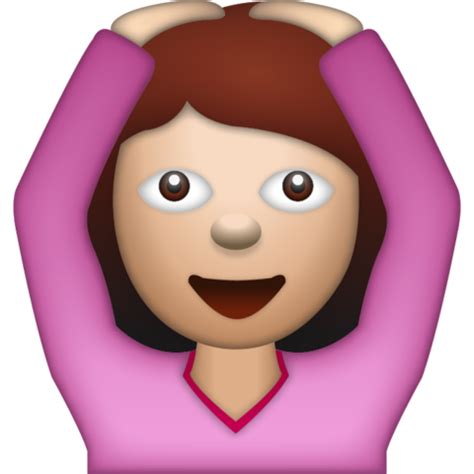 Woman Saying Yes Emoji | Emoji, Cool emoji, Emoji faces