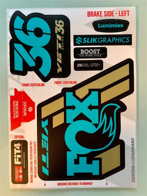 Review: Slik Graphics custom fork decals