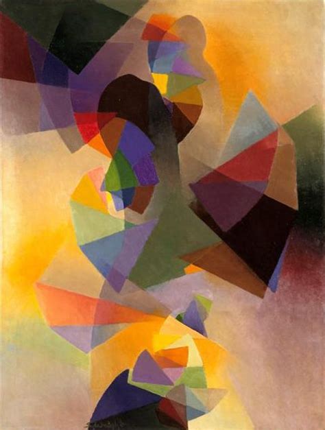 Stanton Macdonald Wright - The Prophet, 1955, Pompidou Center, Paris. | Abstract, Abstract art ...