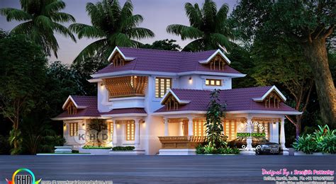 2230 sq-ft 4 BHK Kerala traditional home - Kerala Home Design and Floor ...