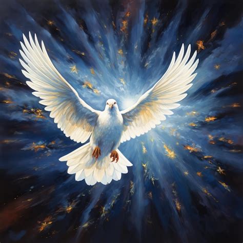 Premium AI Image | A Dove Representing the Holy Spirit