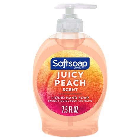 Softsoap Hand Wash Liquid Hand Soap, Juicy Peach, 7.5 OZ Pump - DroneUp Delivery