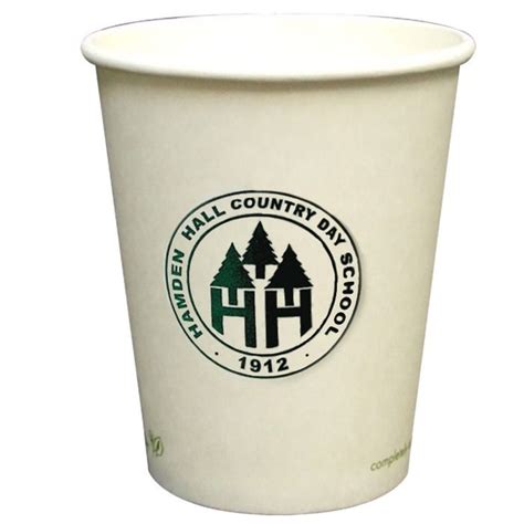 8oz Eco Friendly Paper Cups Customized | Imprinted Logo | Promotion ...