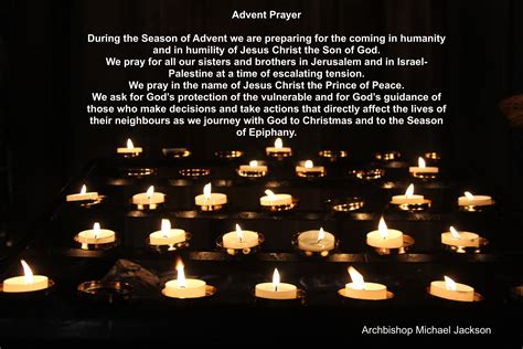 Advent Prayer - The United Dioceses of Dublin and Glendalough (Church of Ireland)