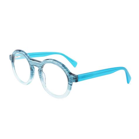 Choco Round Blue Glasses - Aoolia.com