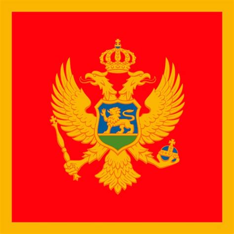 Premium Vector | Montenegro flag official colors Vector illustration