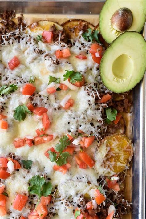 Loaded Potato Skin Nachos Recipe - Add a Pinch