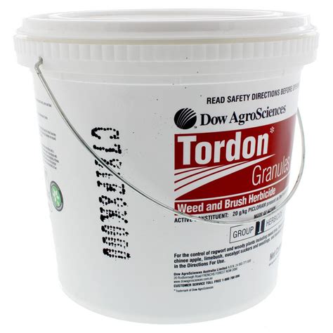 Tordon Granules 20g/kg Picloram Broadleaf Weed Brush Killer Dow 5kg | eBay