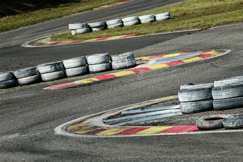 Racetrack Chicane stock photo. Image of slalom, track - 9611964