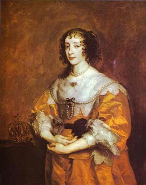 Queen Henrietta Maria, Wife of King Charles I | Anthony van dyck ...