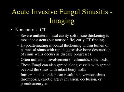 PPT - Fungal Sinusitis: An Overview PowerPoint Presentation, free download - ID:6076041