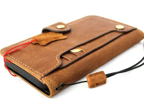 Genuine Leather Case Wallet For Apple iPhone 11 12 13 14 Pro Max 6 7 8 ...