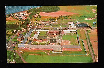 1960s Aerial View Marquette Branch Prison Jail Marquette MI Postcard Michigan | eBay