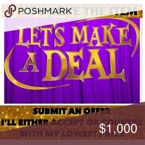 Lets make a deal! | Let’s make a deal, Let it be, Clothes design