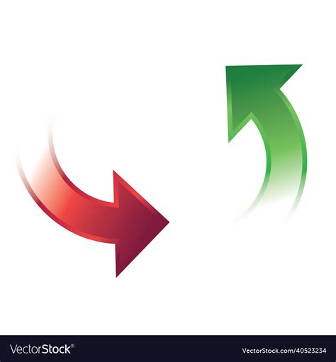 Rounded direction arrows icon Royalty Free Vector Image