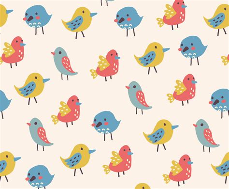 Birds Pattern Vector Art & Graphics | freevector.com