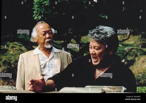 PAT MORITA, THE KARATE KID PART II, 1986 Stock Photo - Alamy