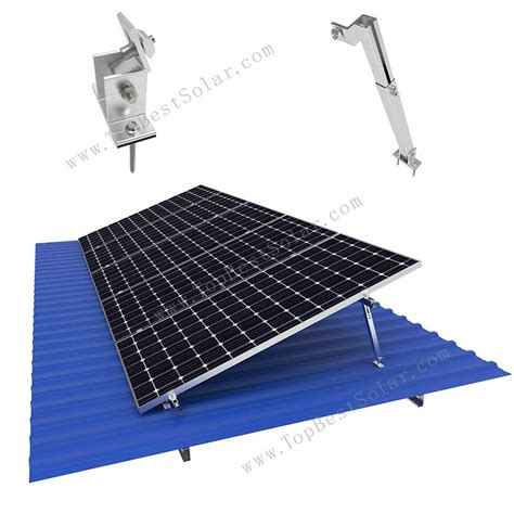 Adjustable solar metal roof mounts factory direct wholesale price