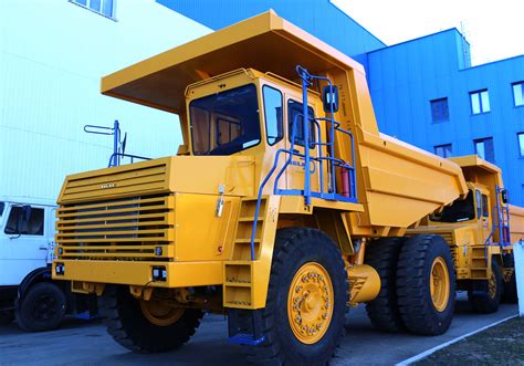 A new model in the line of 45-ton BELAZ dump trucks is undergoing factory testing