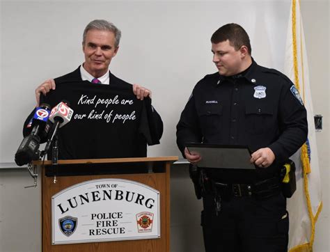 Lunenburg police officer honored for saving man from dog attack in August