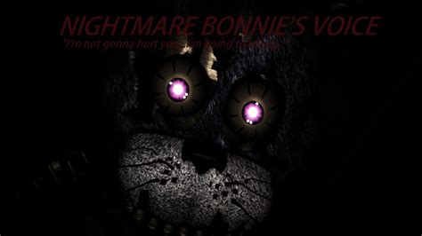 [SFM FNaF] Nightmare Bonnie's Voice - YouTube