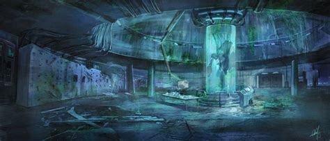 Abandoned Laboratory | Abandoned, Fantasy landscape, Concept art